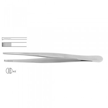 Adlerkreutz Dissecting Forceps 4 x 5 Teeth Stainless Steel, 16 cm - 6 1/4"